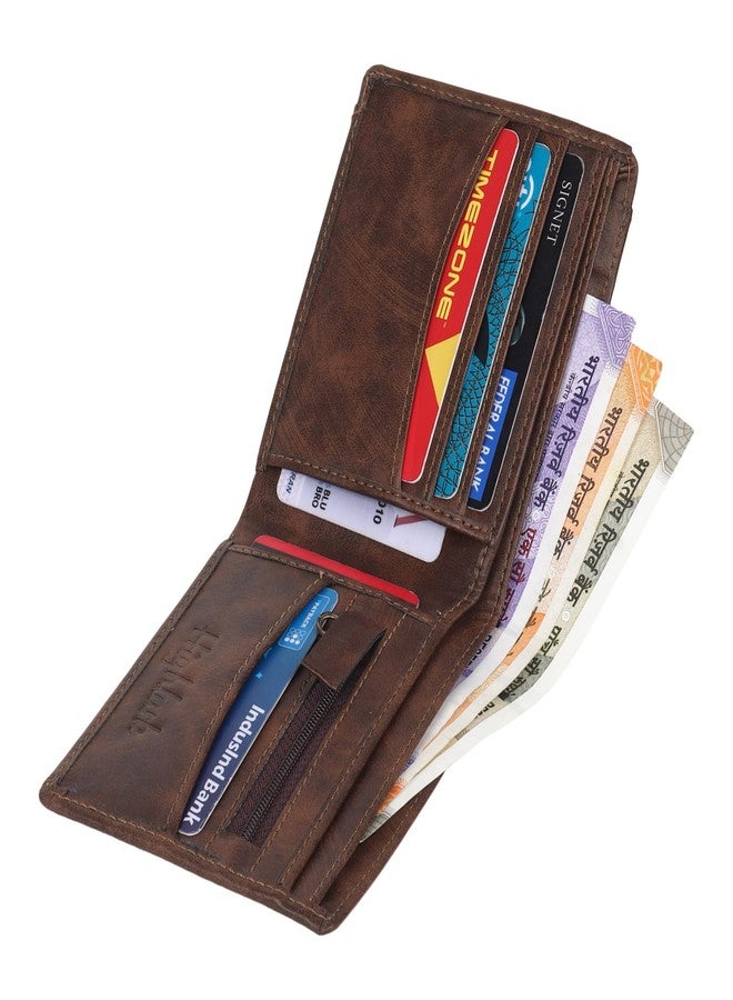 Highlark Faux Leather Wallet for Men I Slim & Compact Wallet I Credit/Debit Card Slots I 2 Currency compartments I 2 Secret compartments - Image 2